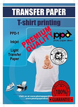 PPD Inkjet PREMIUM T Shirt Transfer Paper A4 for Light