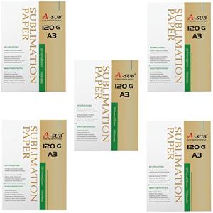 A-SUB Sublimation Paper A3 size, 297x420mm, 500 Sheets, 120gsm A-SUB Sublimation Paper A3 size, 297x420mm, 500 Sheets, 120gsm