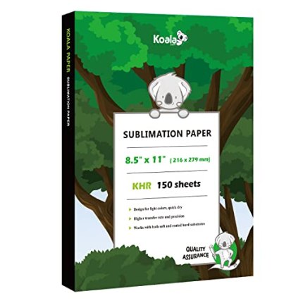 Koala Sublimation Paper 150 Sheets | 8.5x11 inches | 105gsm