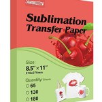Sublimation Paper 130 Sheets 8.5x11 125gsm