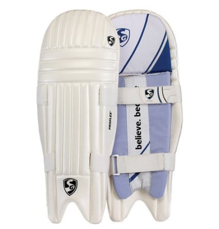 SG Proflex Light Weight Cricket Batting Leg Guard Pads Mens Size (Color May Vary)