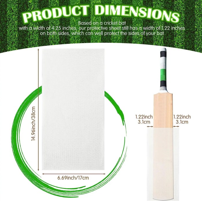 Cricket Bat Protection Sheet