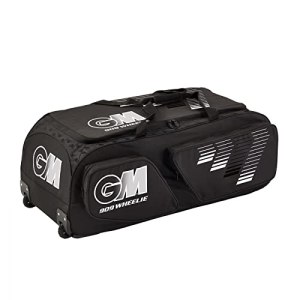 GM 909 Wheelie Cricket KIT Bag (Black) 2022