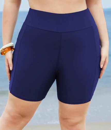 Wideband Waist Swim Shorts
