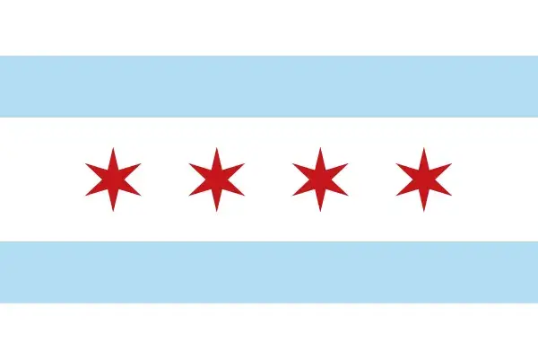 The flag of Chicago