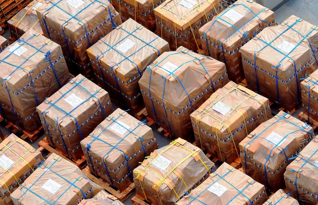Palletized Medical Supplies and Cargo