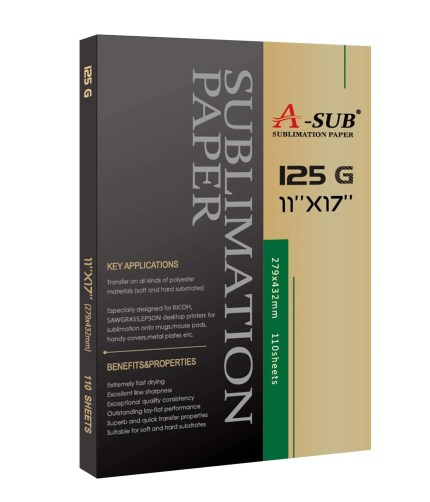 A-sub Sublimation paper 11x17_125