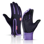 Markerway winter gloves - purple