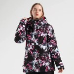 MARKERWAY Women's Winter Mountain Snowboard Jacket - black