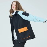 MARKERWAY Women's Colorblock Snow Jacket 001