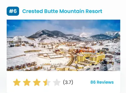 Crested Butte Mountain Resort Top Rated Ski Resorts in Colorado