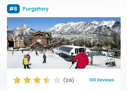 Purgatory Top Rated Ski Resorts in Colorado