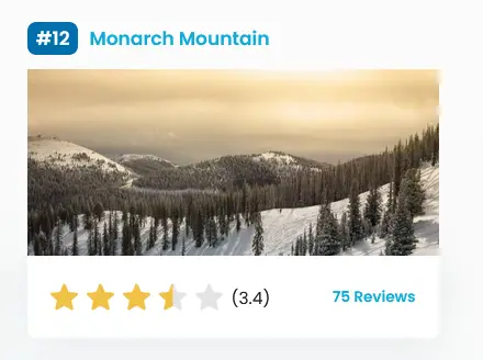 Monarch mountain Top Rated Ski Resorts in Colorado