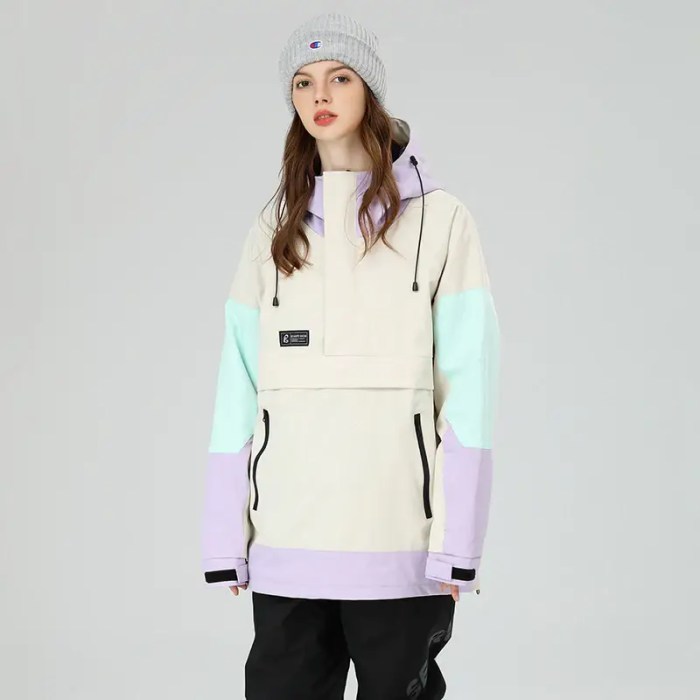 Women's Colorblock Anorak Snow Jacket_3