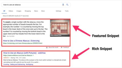 Featured Snippets