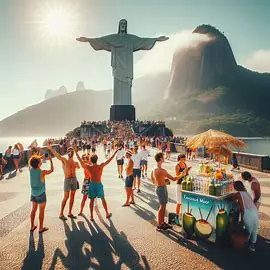 An image of Rio de Janeiro Brazil,s most visited spot.