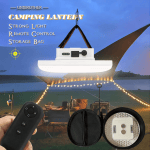 3500mAh remote control rechargeable LED magnet camping lantern.