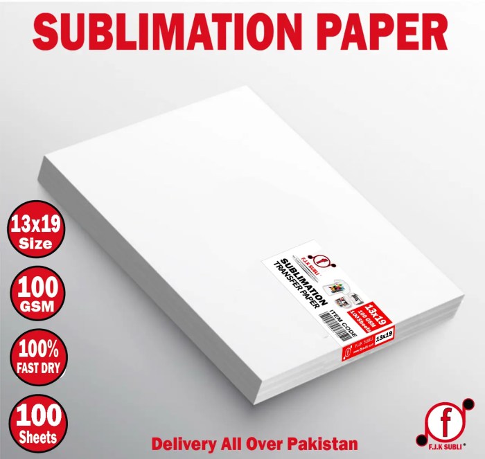 13x19 sublimation paper near me