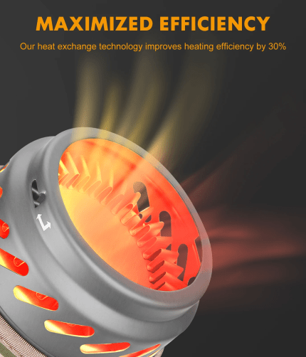 Hiker pouring hot water from an insulated backpacking stove pot near a 2-man tent.