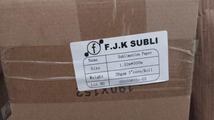 sublimation paper roll 29g