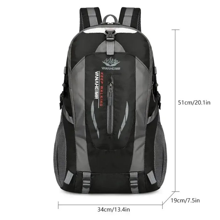 40L Outdoor Waterproof Hiking Bag