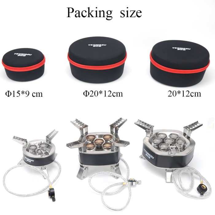 6800W 12800W 18000W Portable Outdoor Stove Camping Gas Stove