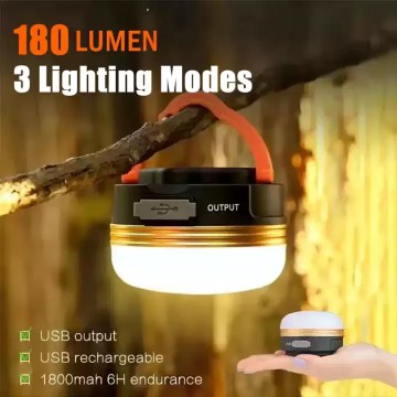 rechargeable LED tent lantern with hook and magnetic base outdoor UK