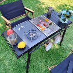 High-strength aluminium desktop burner platform showing its heat-resistant surface.