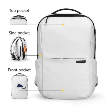 Men's backpack with laptop sleeve for travel and school.
