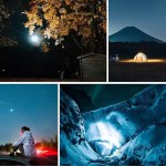 Powerful portable flashlight used for fishing on a nature hike.