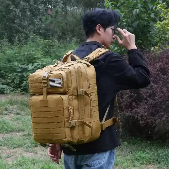 Unisex adjustable hiking backpack in a packable design for easy travel storage.
