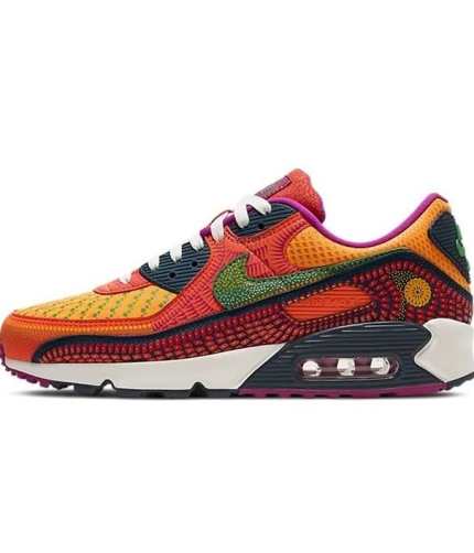 Nike Air Max 90 AirMax Dia de los Muertos Running Shoes Classic