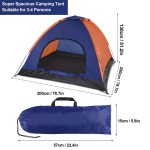 Versatile 3-4 man travel tent for UK campers enjoying wild camping, cycling tours, and weekend coastal trails.