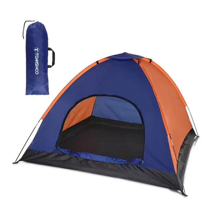 High-performance 3-4 person lightweight camping tent featuring a streamlined aerodynamic design for UK mountain treks.