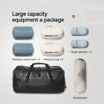 0L travel luggage carrier for camping.