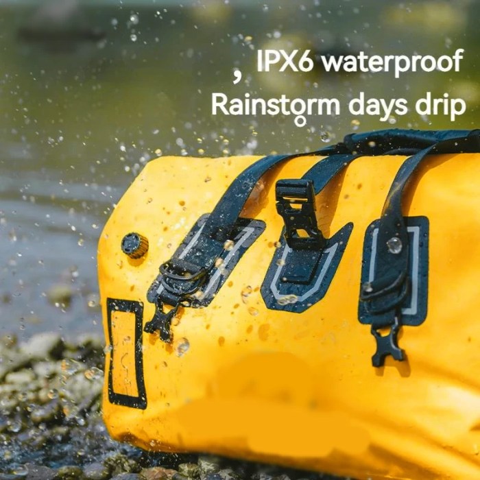 Waterproof PVC bag for outdoor sports.