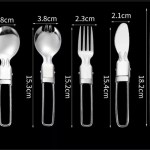 Close up of the breathable mesh bag for camping tableware.