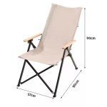 Compact folded travel chair for easy storage.