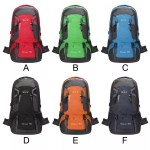 Waterproof climbing pack in blue