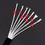 Using the 4mm parachute rope to secure a hiking tent in windy conditions.