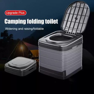 70L portable foldable toilet and storage box in a matte finish.
