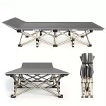 75-inch sports bed folded into its compact form for easy storage.