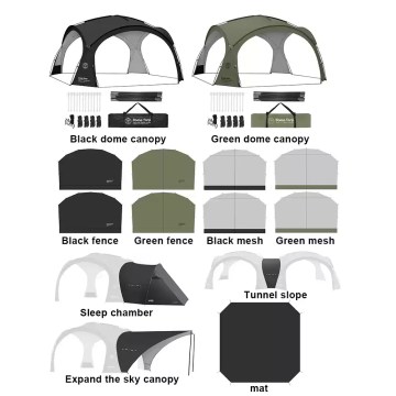 multicolor dome shelter canopy tent for camping 
