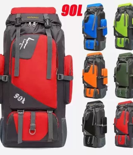 90L large capacity leisure sports bag for mountaineering.