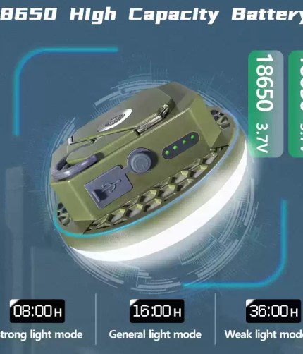 High power strong light flashlight for outdoor sports and backpacking.