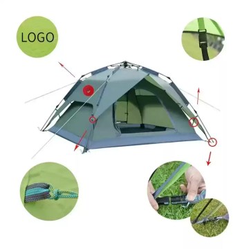 Rainproof portable outdoor tent featuring water-resistant fabric for unpredictable UK weather.