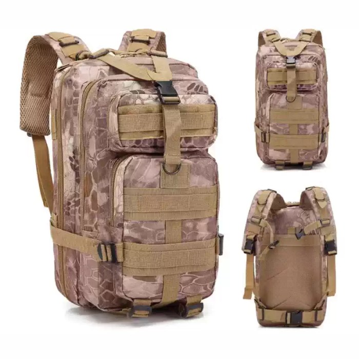 Compact 3P tactical assault pack with adjustable compression straps for UK.