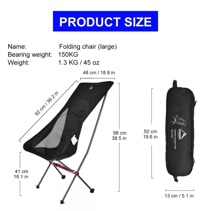 Beach folding chaise longue chair
