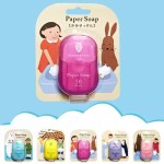 Pink strawberry paper soap pack featured above five scent options