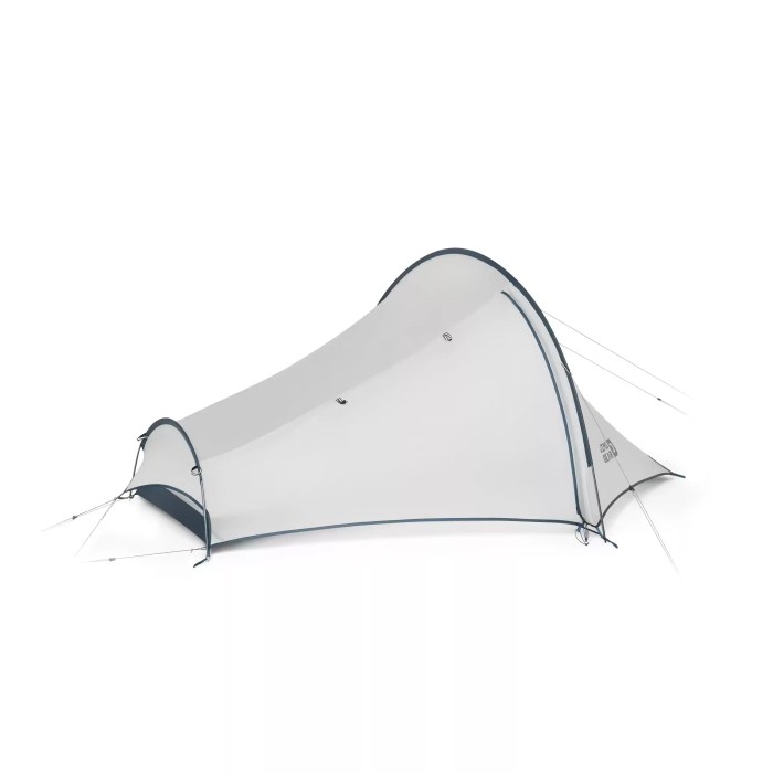 Daban trekking tent shown with a hiking rucksack and poles to demonstrate its role in a complete outdoor camping kit.